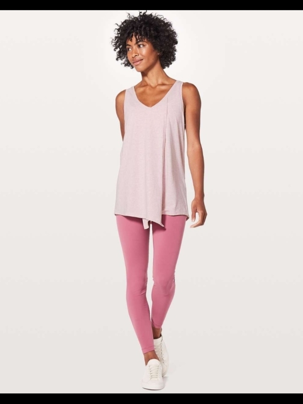 Lululemon Knot A Problem TankHeathered Petals ptp 21.5"